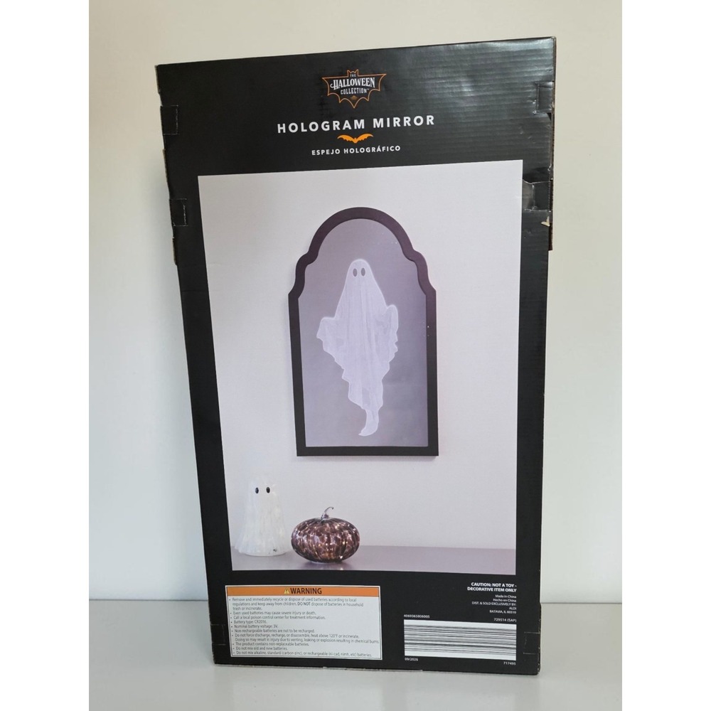 Aldi Halloween Collection Hologram Mirror Ghost 2026 Viral TikTok Spooky Decor
